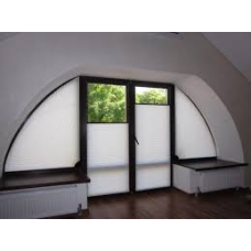 Штори плісе нестандартної форми ( трикутники рухомі нерухомі,арка та піварка рухома нерухома)